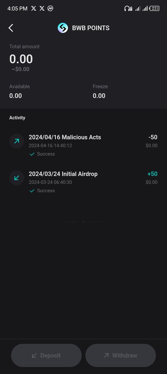 mefor8888's tweet photo. @Tomisin0414 @RickMen88 @BitgetWallet What happened to our points https://t.co/gEdRtJil3J