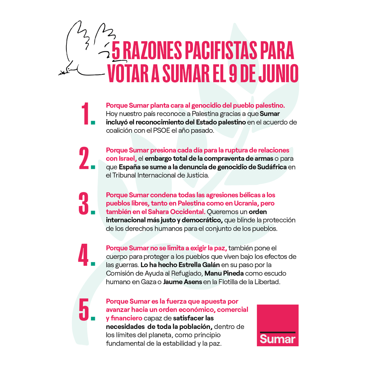 iunidalatina's tweet photo. #9J #VotaSumar #VotaIU
Razones de sobra, #CambiaElRumbo https://t.co/lawa3jr1JY