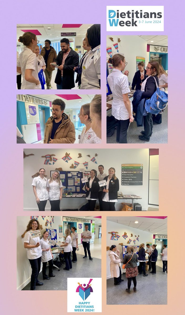 SCODietitians's tweet photo. We had a great time during our dietetic stand today talking with lots of people about #nutrition and #hydration celebrating Dietitians Week 2024. Big shout out to our dietetic students who made it happen 👍👏 #DW2024 @DanMak96 @BDA_Dietitians @SalfordCO_NHS @NCAlliance_NHS https://t.co/pfUjF2MZcm