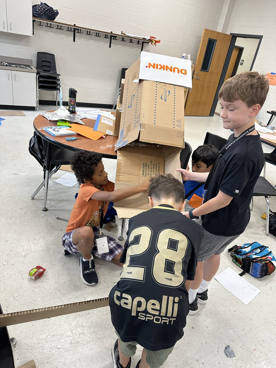 VHong_EdD's tweet photo. Lots of building happening at #cobbsea2024 ! Potato Olympians compete tomorrow! https://t.co/OeuACHt2OD