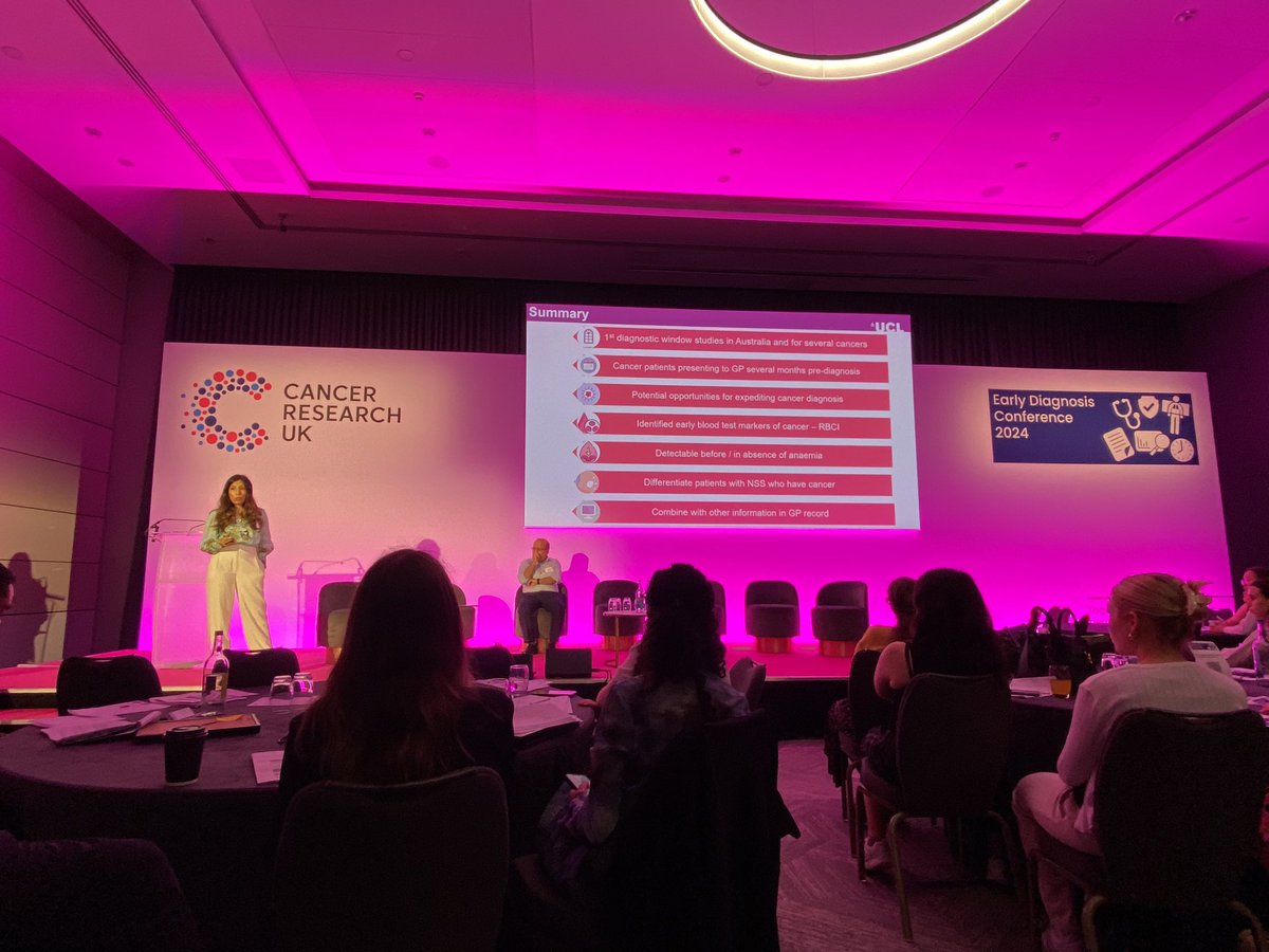 Pradeep Virdee (@pradeepvirdee) on Twitter photo <a href="/DrMeenaRafiq/">Dr Meena Rafiq</a> on the potential for timelier diagnosis by utilising important patient data, including symptoms, blood tests, and more! #CRUKEDConference24 <a href="/DrMeenaRafiq/">Dr Meena Rafiq</a> on the potential for timelier diagnosis by utilising important patient data, including symptoms, blood tests, and more! #CRUKEDConference24