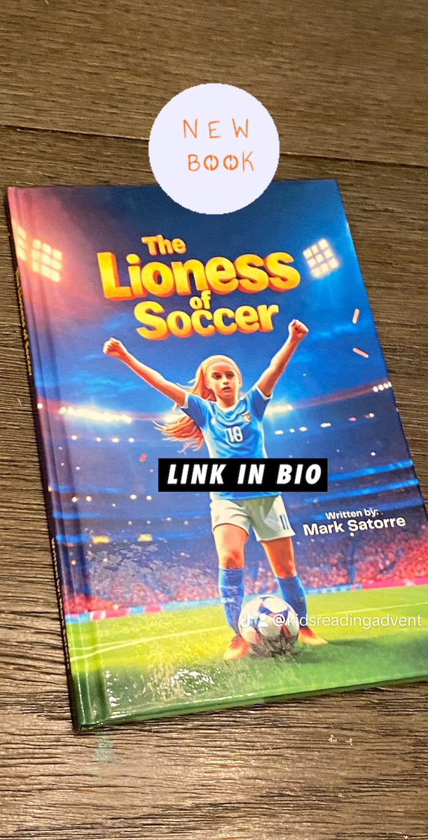 "The Lioness of Soccer,"  first hard copy arrived today and is now available for purchase  on Amazon and Barnes &amp; Noble website 
#soccer #soccergirl #books #author #childrensbook #soccerlife #messi #soccerbook 

barnesandnoble.com/w/the-lioness-…