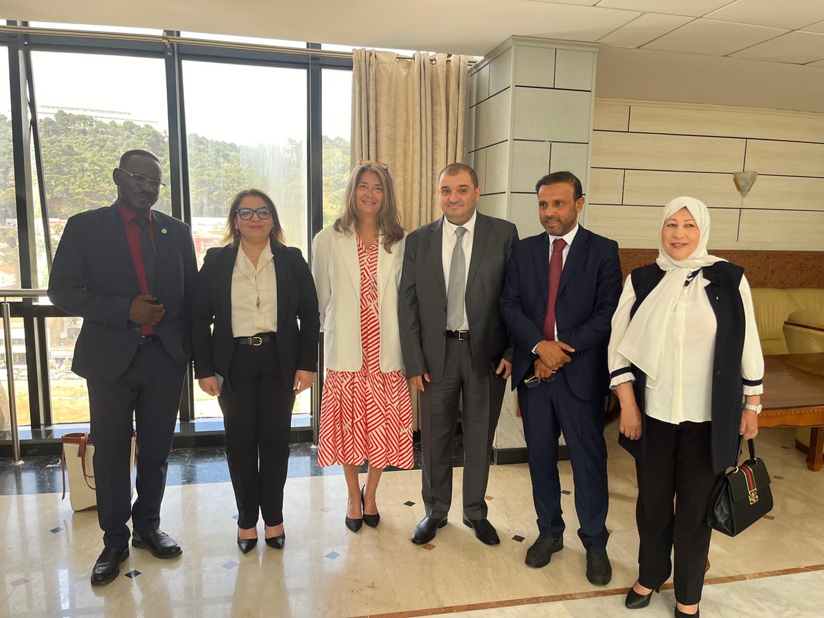 Déplacement #Algérie : Riches échanges entre Sophie <a href="/SabotBarcet/">Sophie Sabot-Barcet</a> <a href="/Presidente_CSN/">Présidente du CSN</a>, Mme KELLATI, Présidente de la Cour d’appel d’Alger et M. BOUDJEMAA, Procureur général sur le rôle du #notariat au service de la paix dans la société, au côté de l’État et au service des usagers.