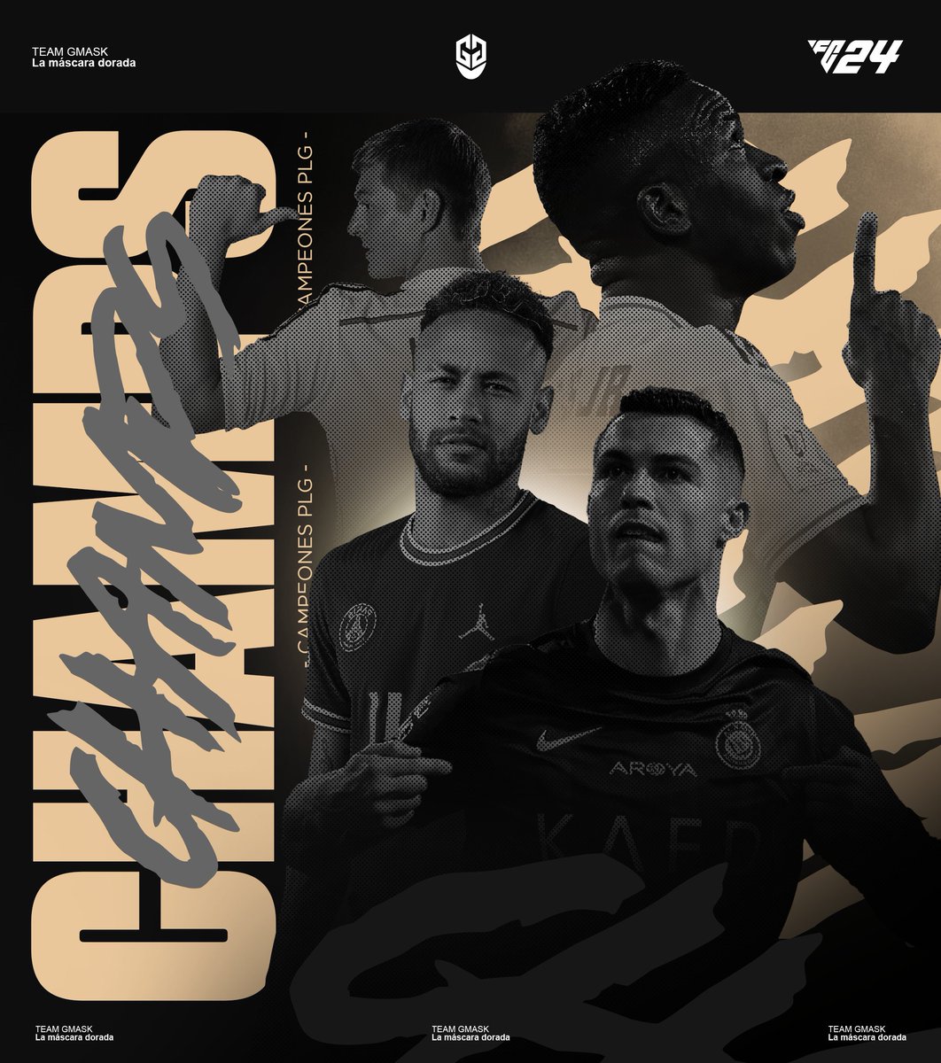 Team GMask (@teamgmask) on Twitter photo ¡𝗡𝗢𝗦 𝗖𝗢𝗡𝗩𝗘𝗥𝗧𝗜𝗠𝗢𝗦 𝗘𝗡 𝗟𝗢𝗦 𝗥𝗘𝗬𝗘𝗦 𝗗𝗘 𝗣𝗟𝗚!
Ayer tras la victoria frente <a href="/e_veguin/">Inter de Veguin</a>, conseguimos salir campeones en <a href="/PLGeFootBall/">PLG España</a>.🤩
La máscara dorada se alza con un nuevo triunfo.🎭👑
Constancia, trabajo y esfuerzo.✈️
🎭·<a href="/xlykano/">Lykano</a>
🎭·<a href="/izzenky/">Izzenky</a>
🎭·<a href="/xBaada/">Bada.🥷</a> ¡𝗡𝗢𝗦 𝗖𝗢𝗡𝗩𝗘𝗥𝗧𝗜𝗠𝗢𝗦 𝗘𝗡 𝗟𝗢𝗦 𝗥𝗘𝗬𝗘𝗦 𝗗𝗘 𝗣𝗟𝗚!
Ayer tras la victoria frente <a href="/e_veguin/">Inter de Veguin</a>, conseguimos salir campeones en <a href="/PLGeFootBall/">PLG España</a>.🤩
La máscara dorada se alza con un nuevo triunfo.🎭👑
Constancia, trabajo y esfuerzo.✈️
🎭·<a href="/xlykano/">Lykano</a>
🎭·<a href="/izzenky/">Izzenky</a>
🎭·<a href="/xBaada/">Bada.🥷</a>