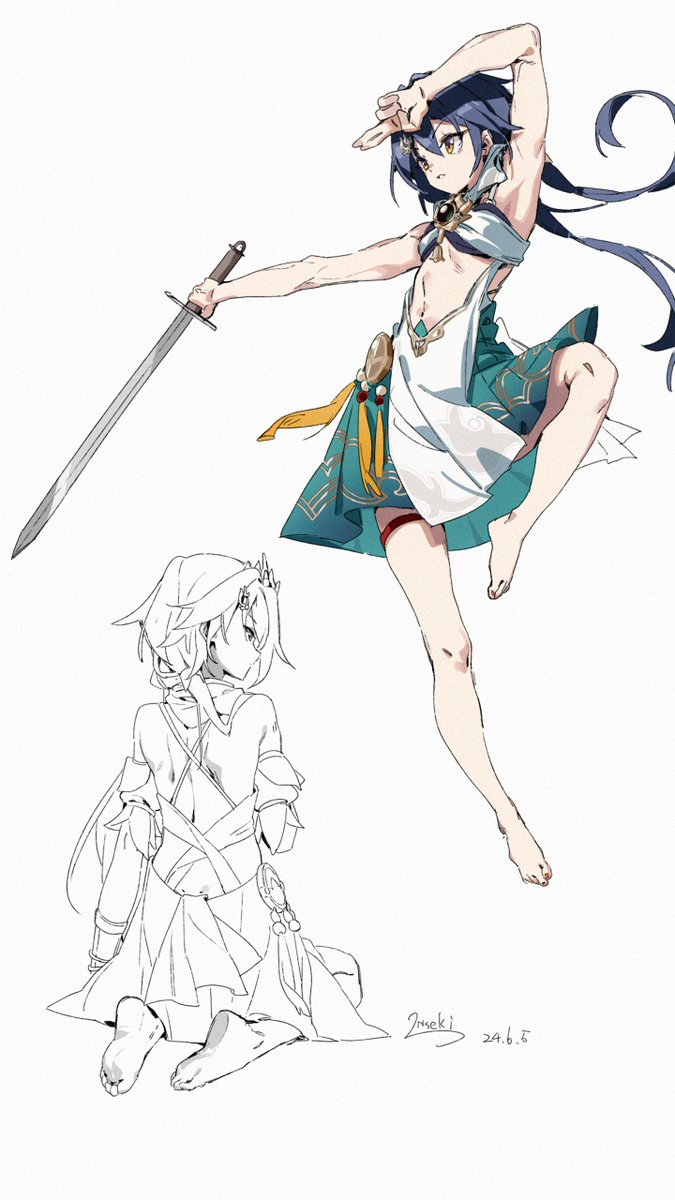 スターレイル、雲璃ビキニスタイル イラストB2タペストリー 雲璃 #崩壊スターレイル #スターレイル #HonkaiStarRail 」|INSekiの