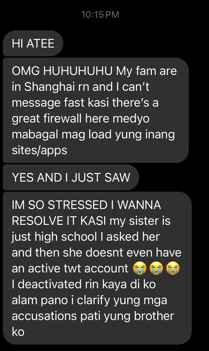 yeogioceanxu's tweet photo. HELP RT!!!! 

hindi nga si zee yung sa facebook ang ingay ingay nyo kilala ko yung na message nyo ANG OUT OF CHARACTER KUNG MAGKA BNS ACC TONG MGA TO HAAHAHAHAHHA kasi yung interests nila pang nerdy nerdy lang 😭 kawawa naman pls wag nyo na imessage https://t.co/86dqtPXV0p