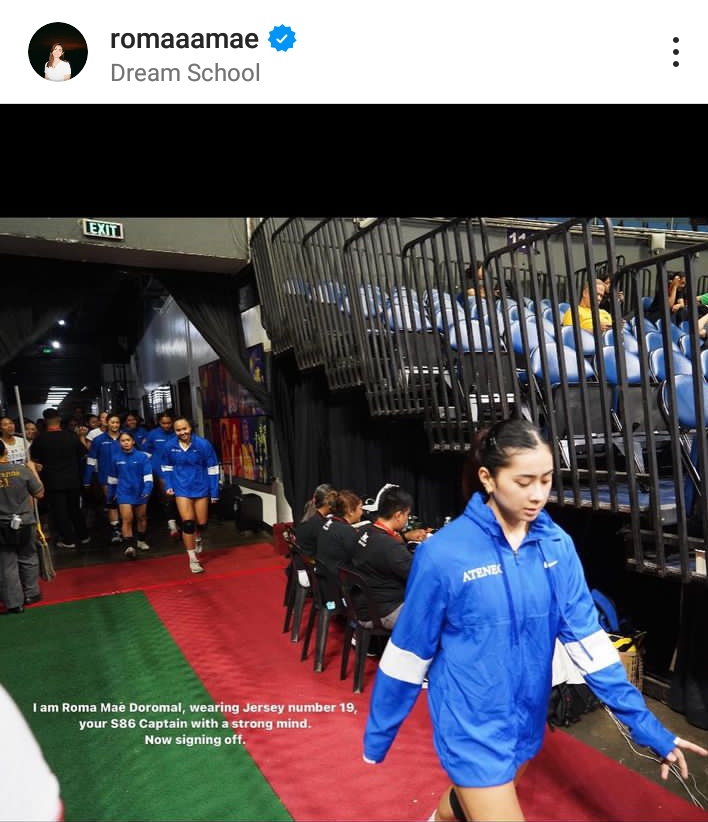 Emcie017's tweet photo. Thankyou for One Big Fight ๐๐ฆ
Roma mae Doromal jersey #19 signing off ๐ dalhin mo yung mga natutunan mo sa ateneo if mag pro kana ๐ #AteneoOBF https://t.co/vY5RswnOCc