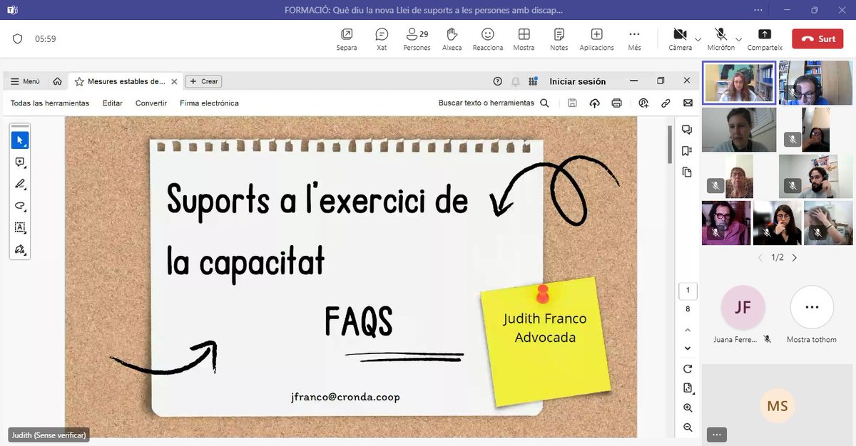 SalutMentalCat's tweet photo. 📢Què diu la nova Llei de suports a les persones amb discapacitat? Avui @Whitehat2017 del @CollectiuRonda intentarà resoldre tots els dubtes a les entitats de SMC. Consulta el document sobre preguntes freqüents 👇
https://t.co/zSvzbmntY5 https://t.co/gwBohfUJcf