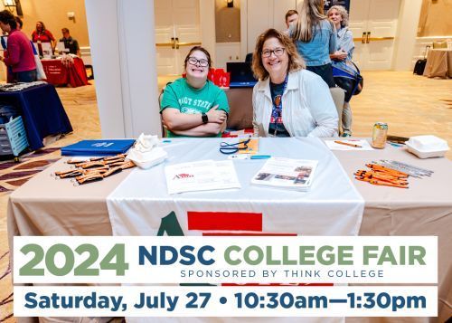 thinkcollegeICI's tweet photo. 🚨  Attention college programs: the deadline is approaching! Don't miss this opportunity to meet hundreds of families and show what your program has to offer at the @NDSC Convention in July, in Phoenix, AZ. Register by June 7 at https://t.co/zsb7mmYdCH! #ThinkHigher #ThinkCollege https://t.co/zdXO7BumWp
