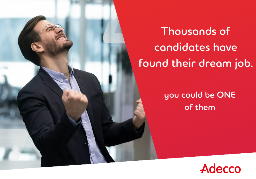 Άνοιξε τα φτερά σου προς το μέλλον με την Adecco!
Ψάχνεις για μια μόνιμη θέση εργασίας που θα σε γεμίσει πάθος και θα σε οδηγήσει στην επιτυχία;
Μίλα με έναν σύμβουλό μας σήμερα, συμπλήρωσε την αίτησή σου
adecco.gr/job-seeker/pws… &amp; χτίσε το μέλλον σου!
#Adecco #ΕυκαιρίεςΚαριέρας