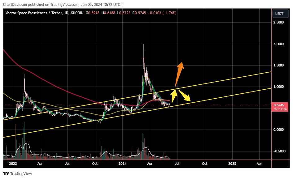 ChartDavidson's tweet image. $VXV

#Vectorspace fell back into the channel. Its at the neckline and has to decide what it wants to do...