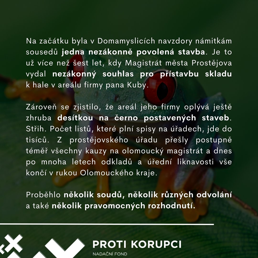 Protikorupci's tweet photo. 👂 Slyšíte to ticho, když se na úřadu někdo dožaduje odpovědi a doptává se? Vše je tabu, nic se raději neřeší, nikdo nenese zodpovědnost, zavíráme oči.

Vítejte v Domamyslicích, okrajové čtvrti Prostějova v Olomouckém kraji! Více na https://t.co/OmezwyB9K3
#ProtiKorupci https://t.co/OrdFYwvq8q