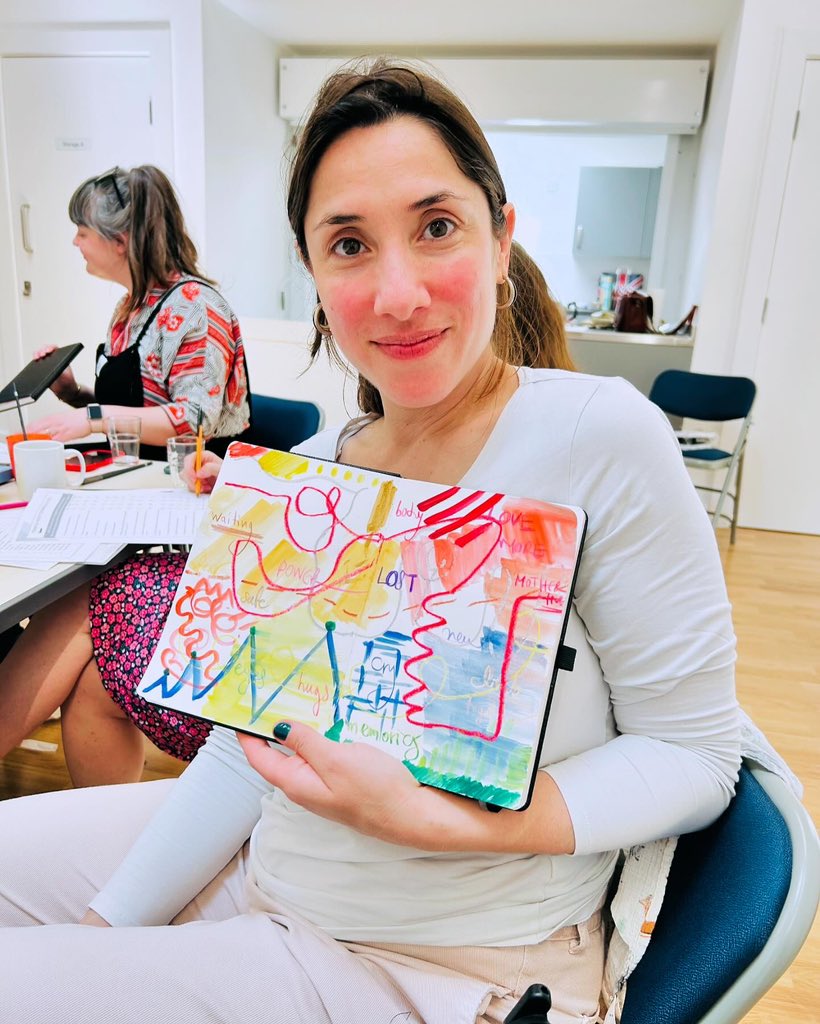 maternaljrnl's tweet photo. We had a great first session today with the @GoldsmithsUoL Maternal Journal research group in Cambridge run in collaboration with Dr Sinead Rocha & her research students.
Thank you to the wonderful mothers who came along and took part ๐
#maternaljournal #creativejournaling https://t.co/z8fhvKeqqA