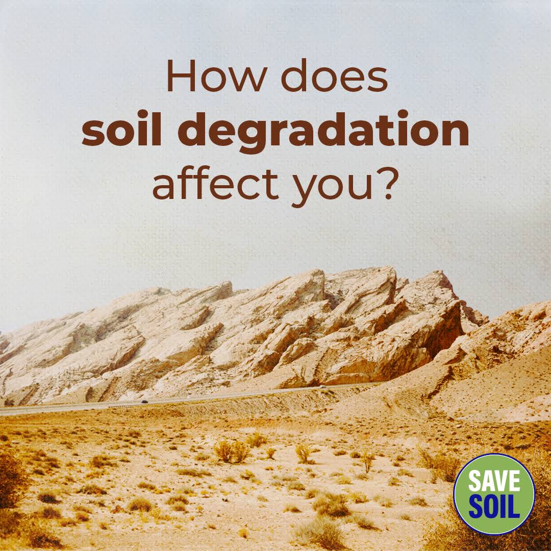 Devkinandanjais's tweet image. Did you know by 2030, land degradation and desertification could force 135 million people to migrate, creating social and economic inequalities?
Let&apos;s be Generation Restoration to reverse this crisis! Visit savesoil.org #SaveSoil4Future