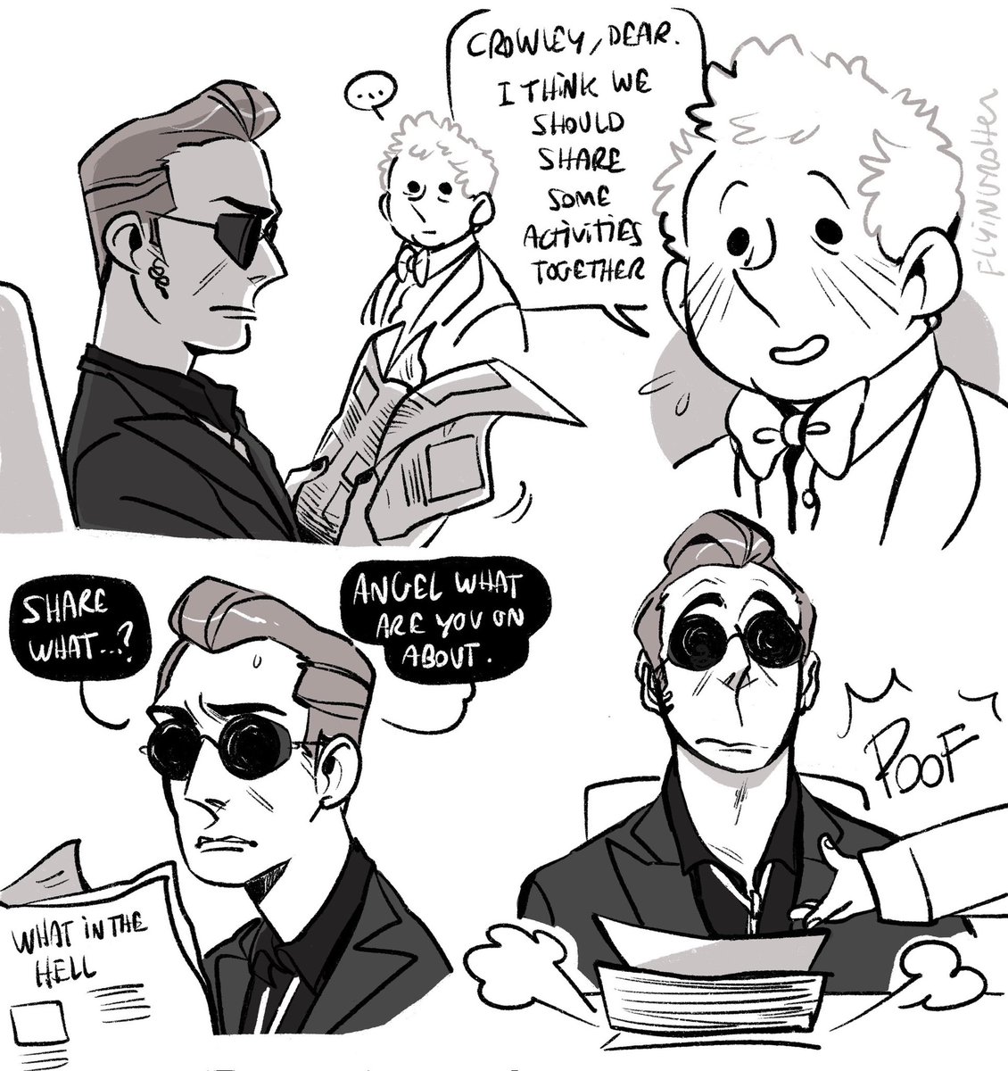 Sharing activities 
#GoodOmens 