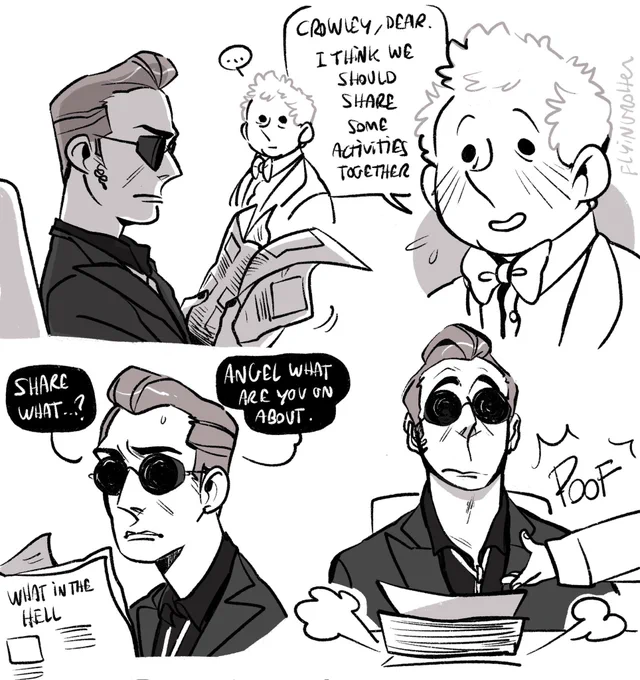 Sharing activities 
#GoodOmens 