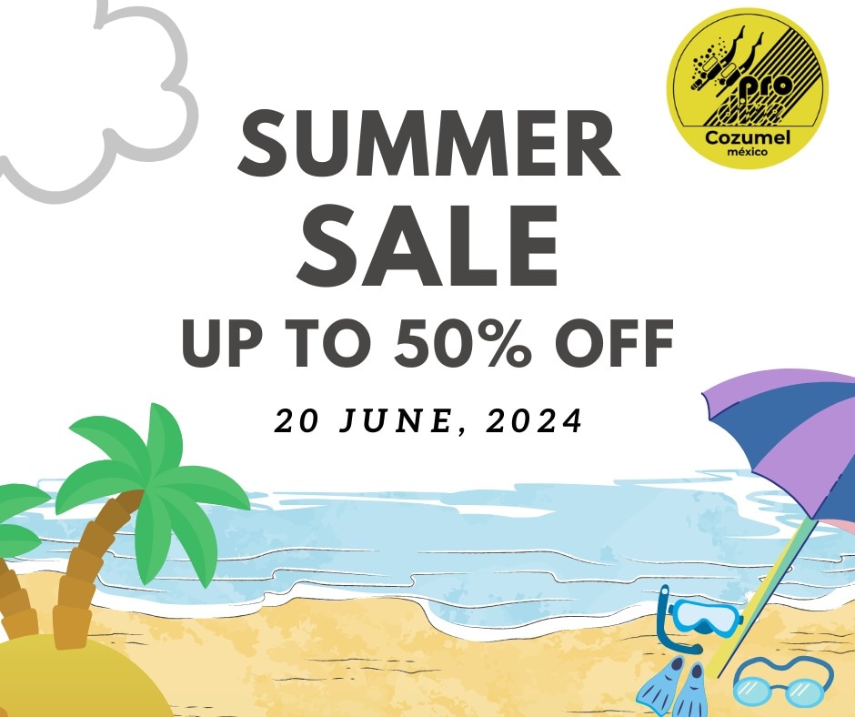 ProdiveCozumel's tweet photo. 🫵 Schedule your day June 20, 2024 and don't miss our summer sale! 

📍Visit us 
5ta Avenida esquina Adolfo Rosado Salas. Cozumel, Quintana Roo. 

#Cozumel #diving #prodive #Boutique #summersale https://t.co/jBW9mCkzM1