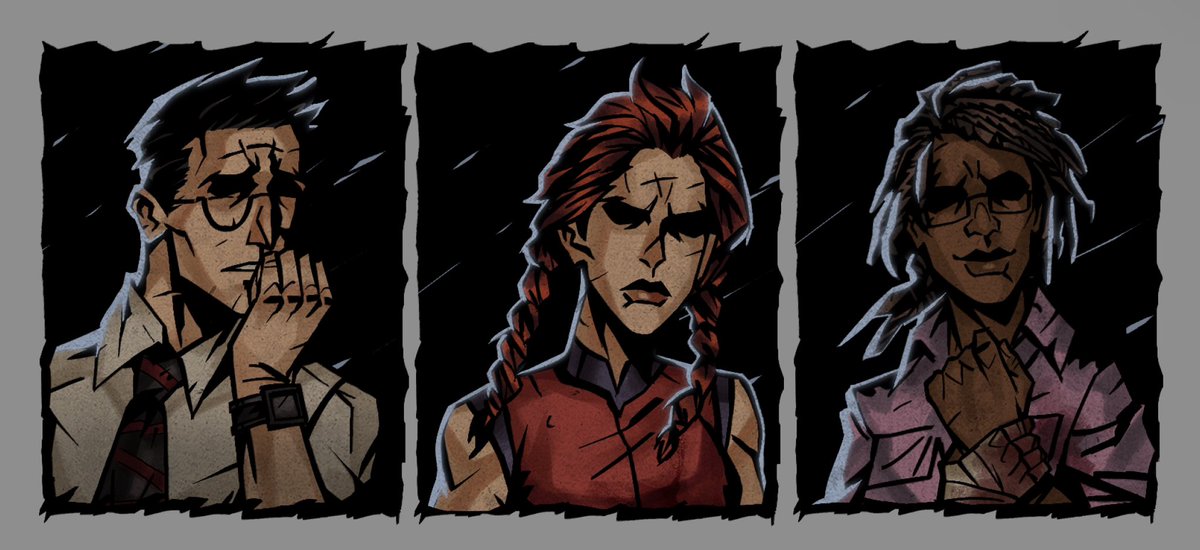 RRan6er's tweet photo. Dbd x Darkest dungeon portrait mod wip 👀 https://t.co/qu4oZxKq1y