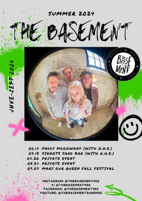thebasement402's tweet photo. Excited to share our Summer 2024 show dates!

Looking forward to rocking with you soon! 🤟 https://t.co/HuxmsGVOhL