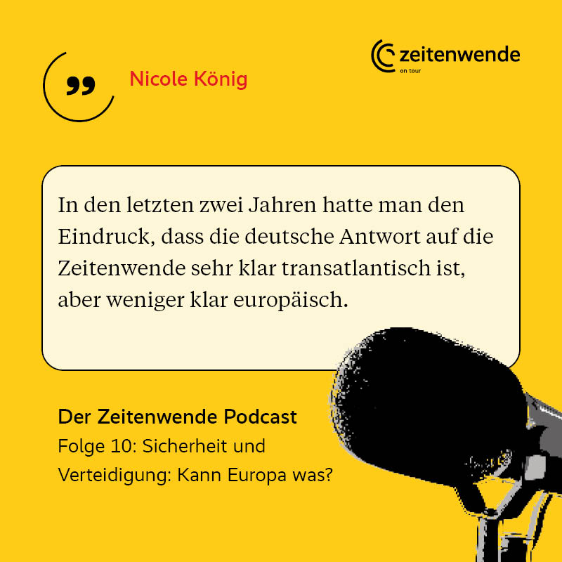 Brexit, Trump und Russlands Krieg – Wann und wie machen die Europäer endlich mehr für ihre Sicherheit? <a href="/LisaMUllrich/">Lisa Marie Ullrich</a> und <a href="/nicolange_/">Nico Lange</a> sprechen kurz vor den EU-Wahlen mit ARD „Mr. Brüssel” <a href="/ChrFeld/">Christian Feld</a> und Herzenseuropäerin <a href="/Nic_Koenig/">Nicole Koenig</a>. 

🔊 Jetzt reinhören: open.spotify.com/episode/0jN4Du…