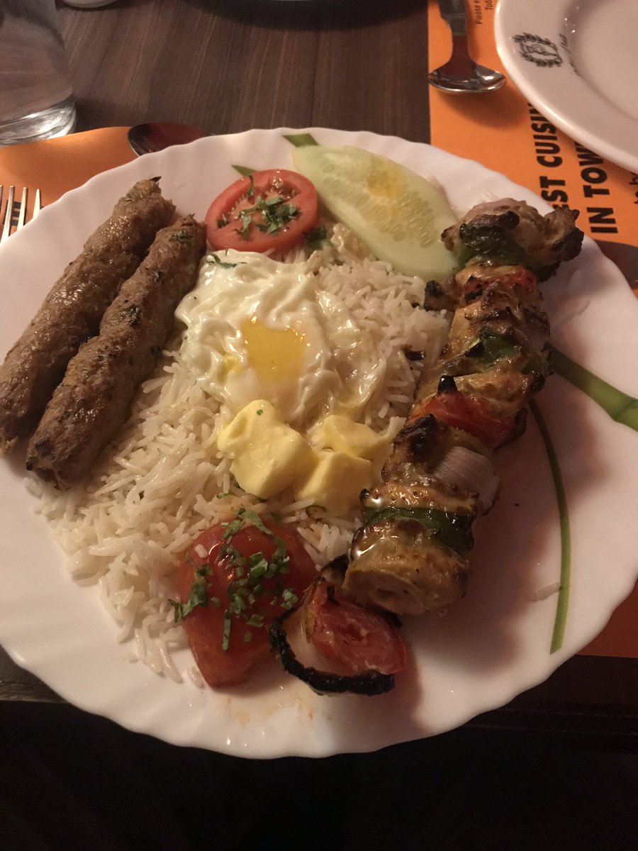 shell_inking's tweet image. Who ate my Chelo Kebab?