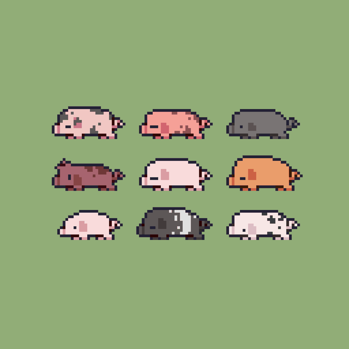 돼지

#pixelart