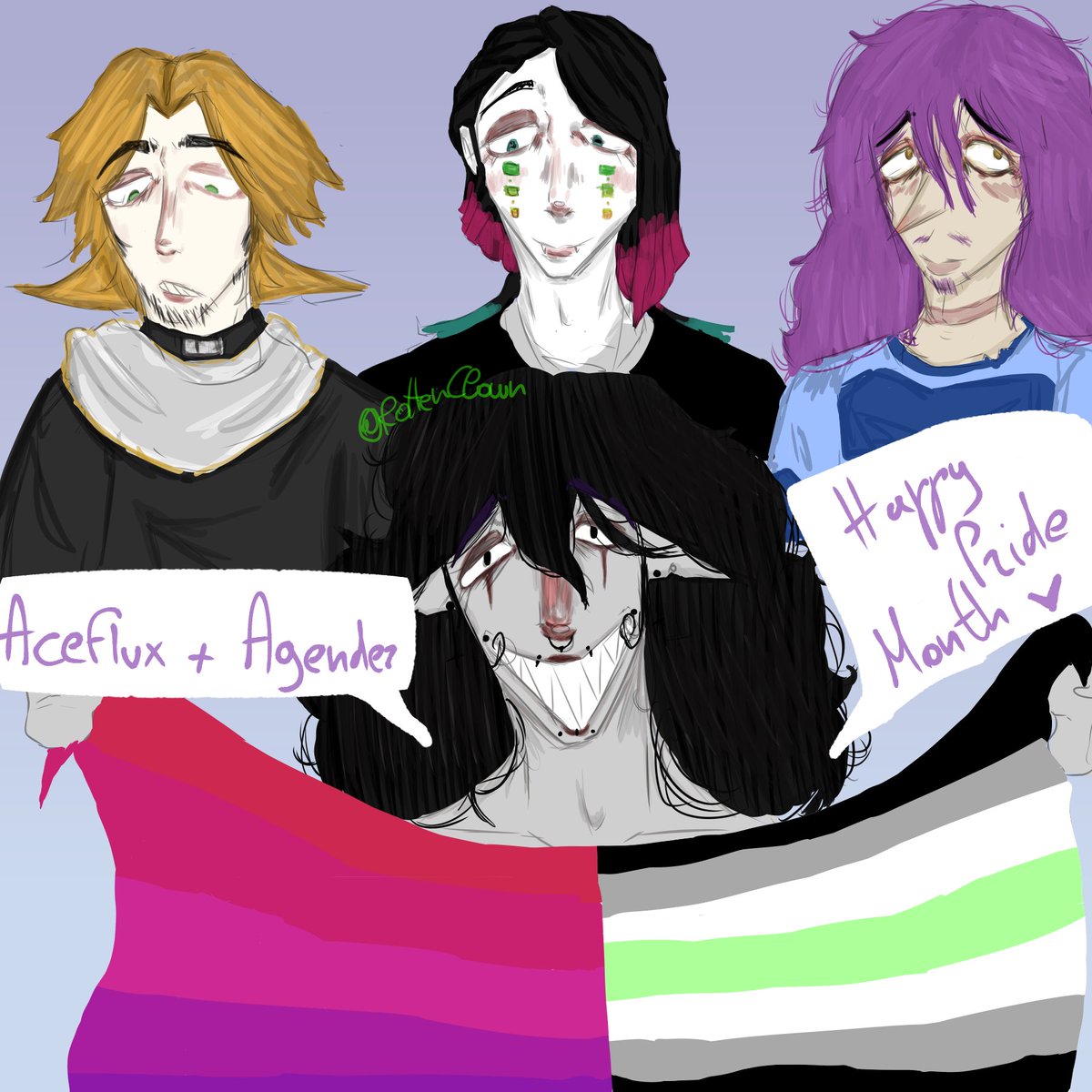 Rott3nClown's tweet photo. Happy Pride Month with my kinn...!♡ #pridemonth #lgbt #811game #kny #purpleverse
@cowboy_borscht @mortisfox https://t.co/Yx56DPlcR2