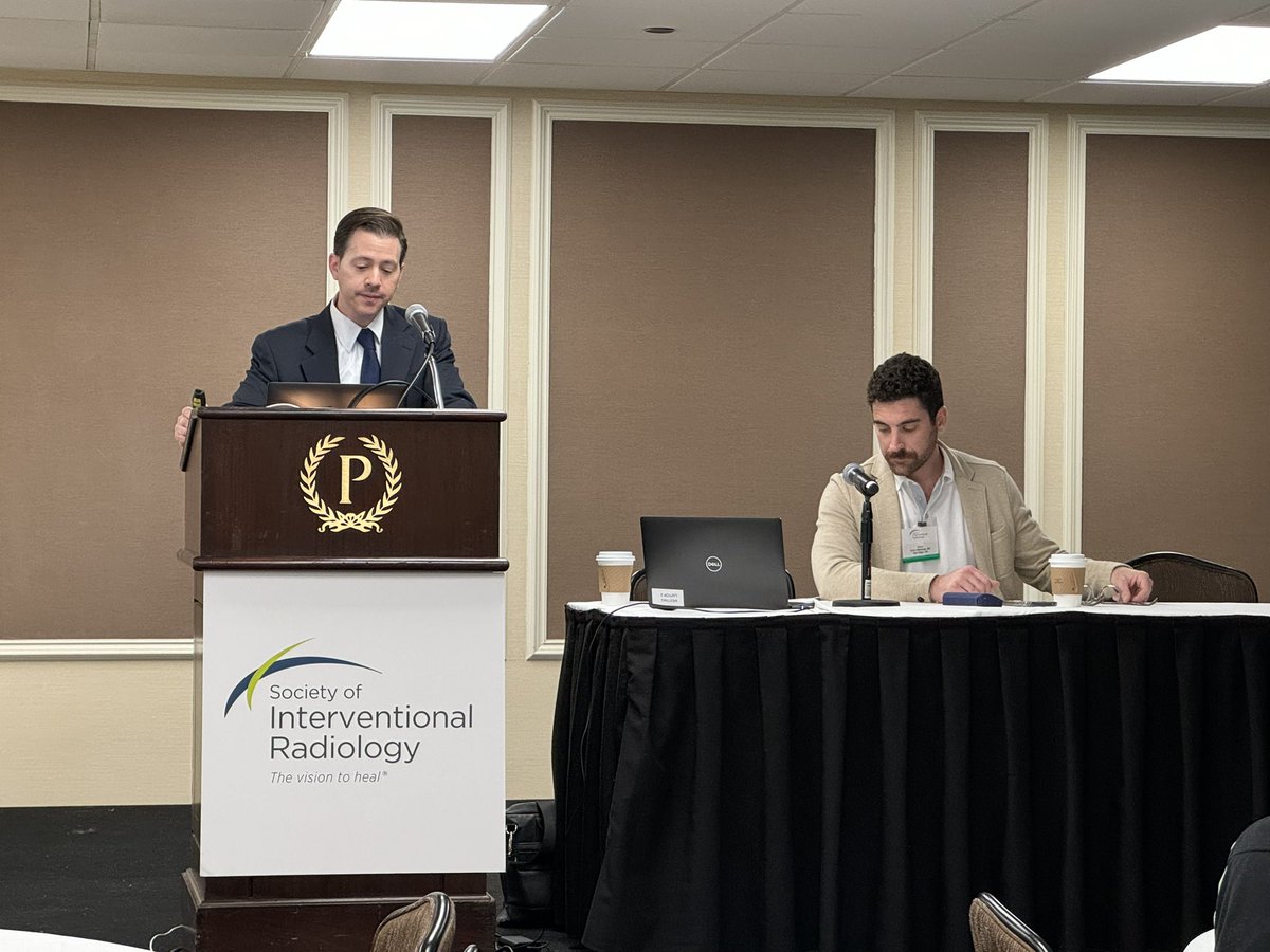 theAPDIR's tweet photo. APDIR President Dr. Jeff Weinstein and President-Elect Dr. Quinn Meisinger welcome attendees to the APDIR Education meeting. Tomorrow we welcome the residents to @SIRspecialists IR Residency Practicum #SIR24RP https://t.co/DSNiva2s7v