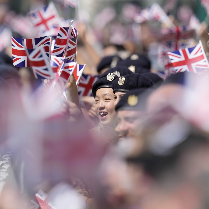 RoyalFamily's tweet photo. In Portsmouth, The King, The Queen and The Prince of Wales have joined veterans, Heads of State and members of the public to remember the troops who, 80 years ago, were preparing for D-Day and an uncertain fate in France.

Click to read more. #DDay80