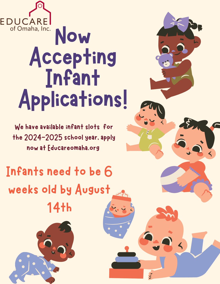 EducareofOmaha's tweet photo. Did you know that children who attend early childhood education programs do better in kindergarten? Make your child's early years count at Educare of Omaha, Inc. Apply today - https://t.co/yTwJiDjD63 https://t.co/IhBVUwcO3e