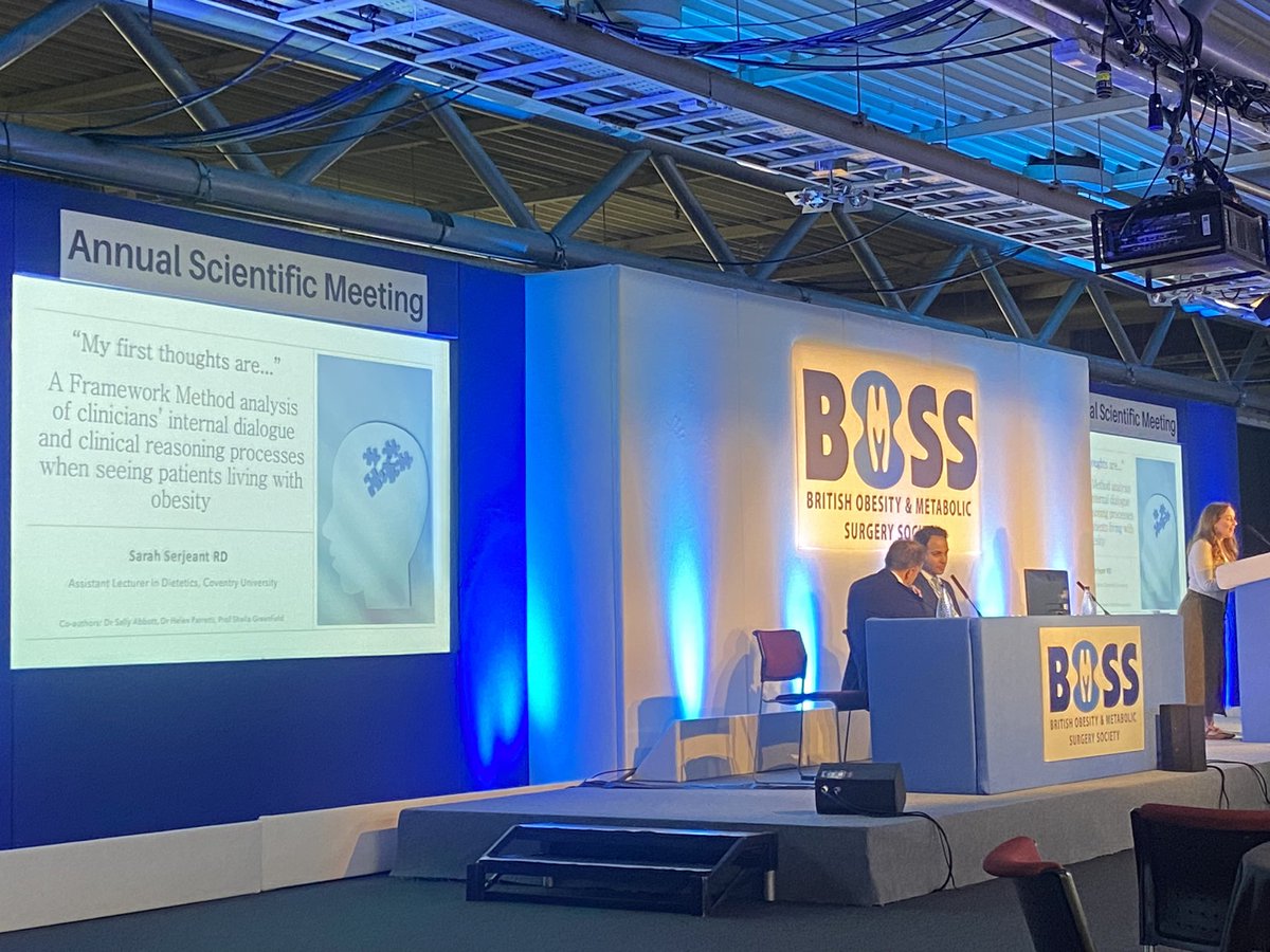 Sally Abbott (@sallyabbottrd) on Twitter photo Sarah Serjeant <a href="/CUDietitians/">CU StudentDietitians</a> presenting work at <a href="/bariatricBOMSS/">BOMSS</a> exploring general practice HCPs clinical reasoning processes when seeing people living with obesity - there is a pattern recognition process which can contribute to unconscious bias and stereotyping <a href="/helen_parretti/">Helen Parretti</a> Sarah Serjeant <a href="/CUDietitians/">CU StudentDietitians</a> presenting work at <a href="/bariatricBOMSS/">BOMSS</a> exploring general practice HCPs clinical reasoning processes when seeing people living with obesity - there is a pattern recognition process which can contribute to unconscious bias and stereotyping <a href="/helen_parretti/">Helen Parretti</a>