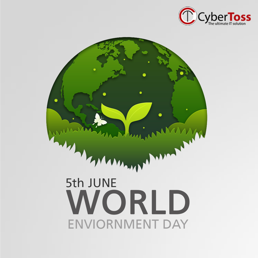 Cybertoss_Info's tweet photo. 🌿 Happy World Environment Day! 🌍 Let's join hands at Cybertoss Private Limited to honor the planet we call home. Here's to preserving our Earth's beauty and biodiversity! 🌱💚 #WorldEnvironmentDay #GreenTeam #SustainableFuture https://t.co/KBmj2NPySj