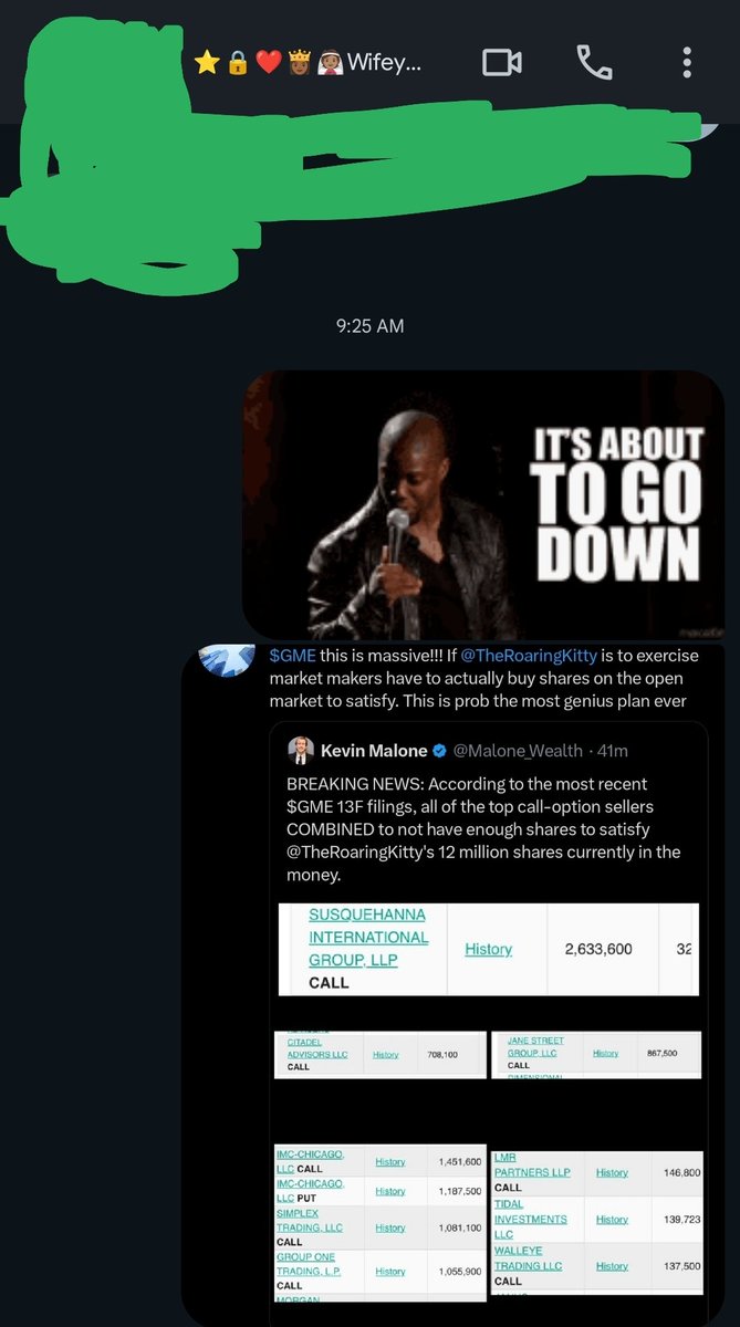 StockPlaying260's tweet image. When your wife doesn't know who @TheRoaringKitty is and he's about to change y'all life 😆💸 #StockPlaying260 #GME #TraderHumor