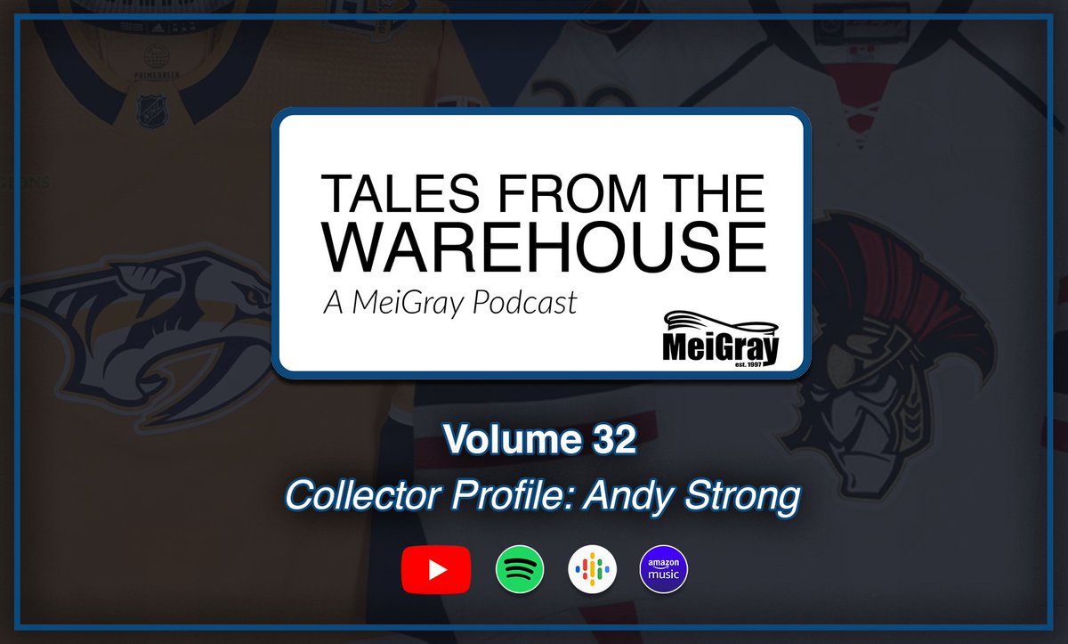 MeiGray's tweet photo. A new edition of TFTW drops TOMORROW.ποΈπ
Host @scottlinn_ talks with longtime Game-Worn Jersey collector Andy Strong about the hobby, how he got his start collecting, his time working with the Binghamton Senators & more!
πΊ:https://t.co/xmEoC9OZiI
π»:https://t.co/cGXFMxAp55 https://t.co/ryEpfVYqwP