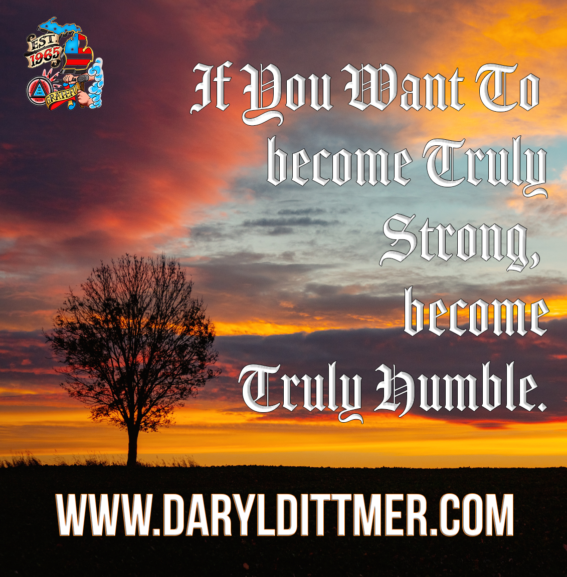 DarylEDittmer's tweet photo. If you want to become truly strong, become truly humble.
#DarylDittmer #Strength #Humility #TrueStrength #HumbleThyself #WhenIStopFighting https://t.co/zdTUbYQe30