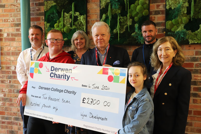 Derwen College - Post-16 specialist college (@derwencollege) on Twitter photo Yesterday we welcomed Jenny & Graham Wynn from The Wynn Foundation which has generously donated £2,700 to sponsor DofE Bronze Award students at Derwen College.
derwen.ac.uk/category/lates…
#DerwenCollege #DofE #SEND #YouthWithoutLimits #shropshire #APlaceOfPossibility Yesterday we welcomed Jenny & Graham Wynn from The Wynn Foundation which has generously donated £2,700 to sponsor DofE Bronze Award students at Derwen College.
derwen.ac.uk/category/lates…
#DerwenCollege #DofE #SEND #YouthWithoutLimits #shropshire #APlaceOfPossibility