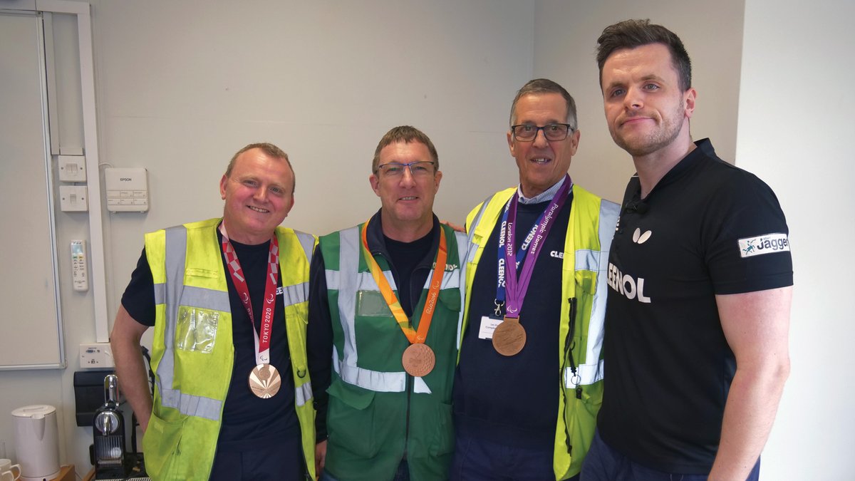 Last week, we welcomed 3-time Paralympic table tennis medallist, @kibsta91 , to share his story with us during our town hall meeting. Aaron shared his incredible journey, proving no obstacle can stop determination. We are proud to be supporting Aaron as one of his sponsors.