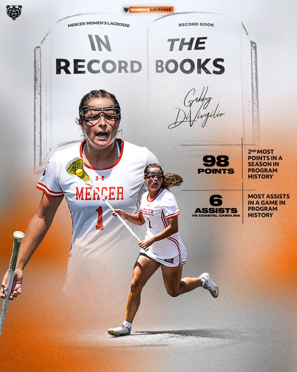 Gabby DiVirgilio’s 2024 season earned her a spot in the record books with a 98 point season and a program record 6 assists in a single game! 💥