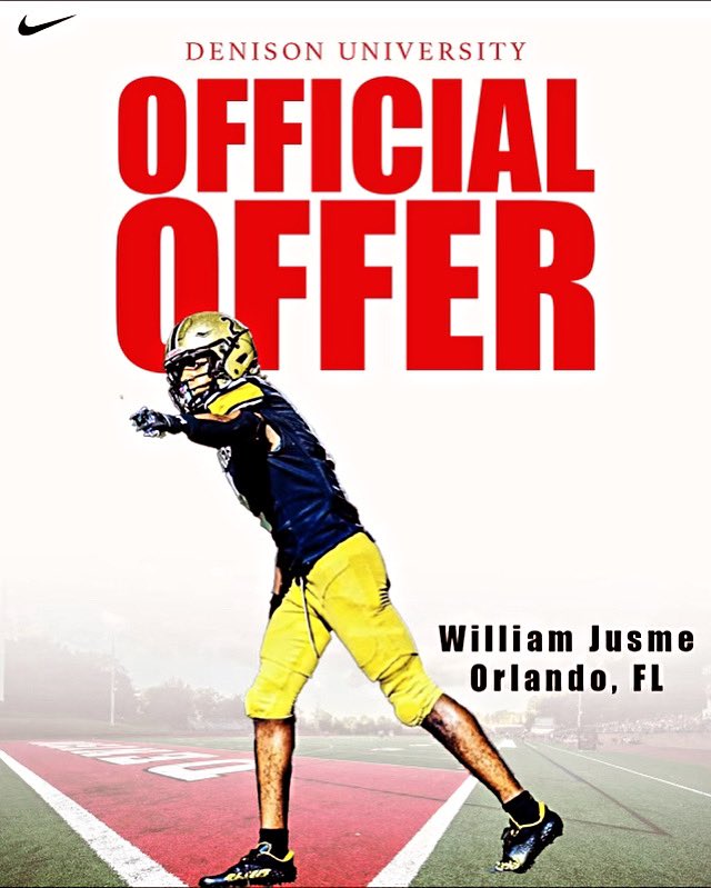Denison University Offered!!! #Agtg <a href="/HornetFB_1MOORE/">BMC Football</a> <a href="/coachhatem/">Jack Hatem</a> <a href="/coachjo51/">Jovon Johnson</a>