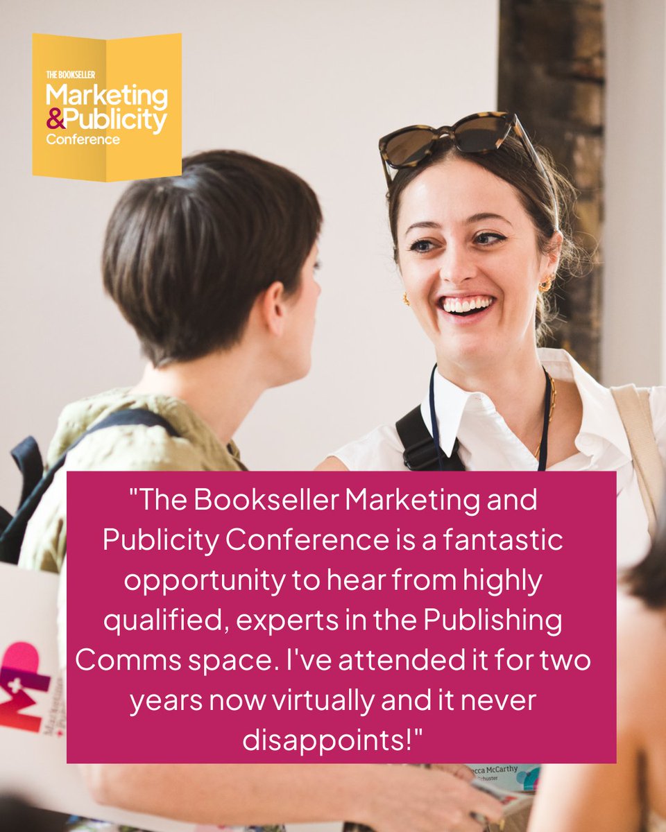 ⚡Make sure you're in the room at #MPConf to hear from the experts 👉thebookseller.com/events/marketi… @harpercollinsuk @nielsenbook @shimmr_ai