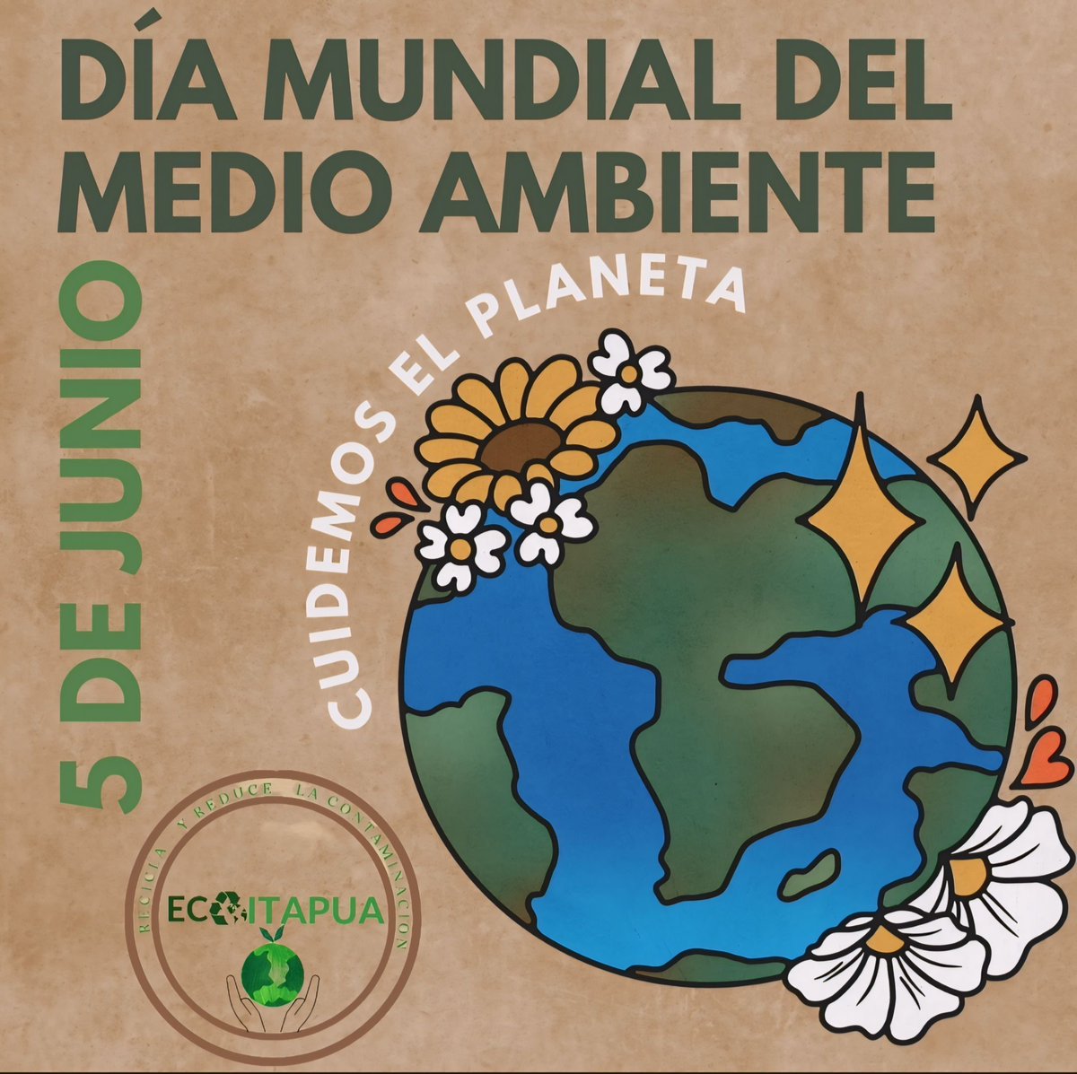 Ecoitapua's tweet photo. #5dejunio #medioambiente #reciclaje #ecoitapua https://t.co/TnjOJRzVSQ