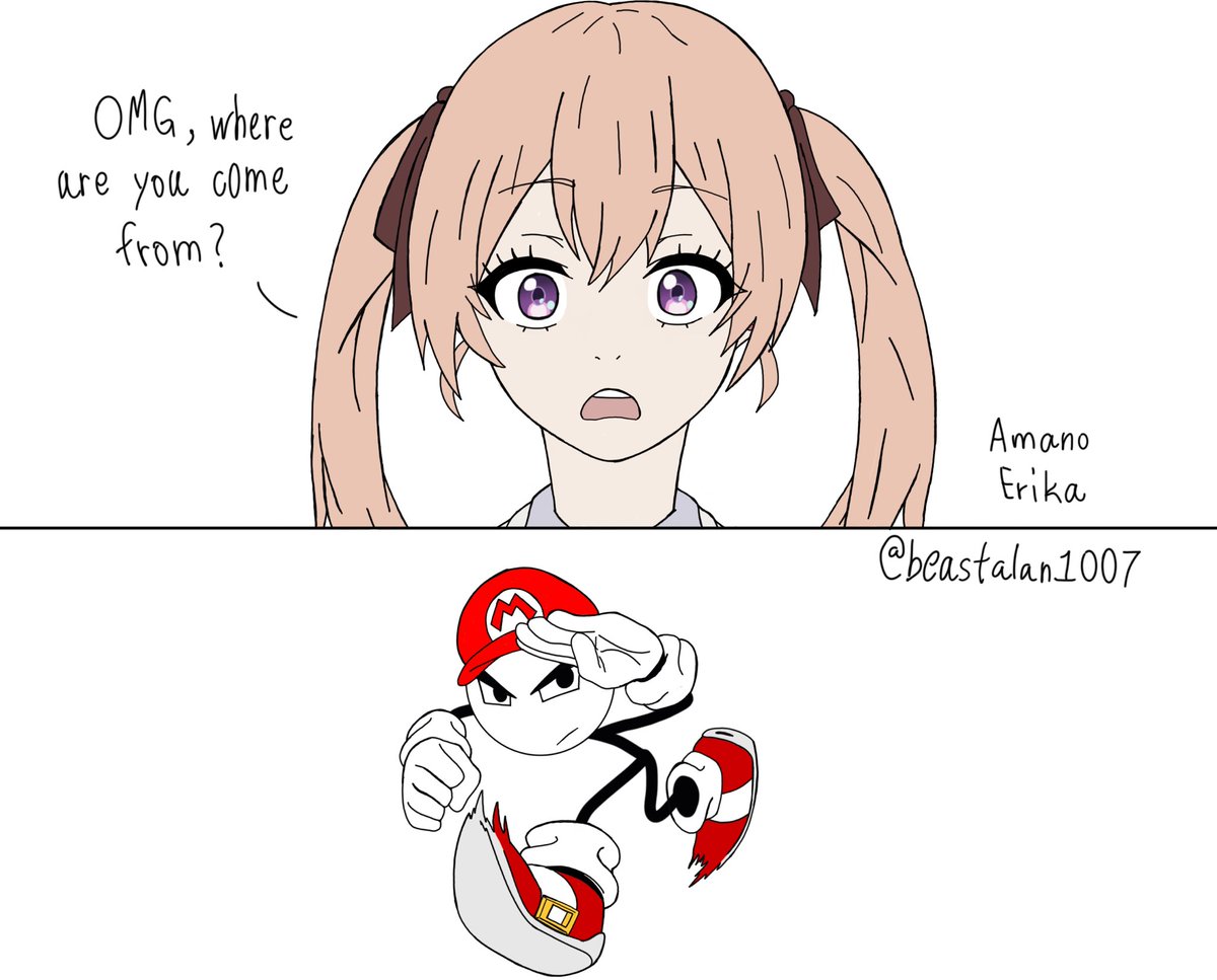 beastalan1007's tweet image. #amanoerika #anime
Meeting with Amano Erika…