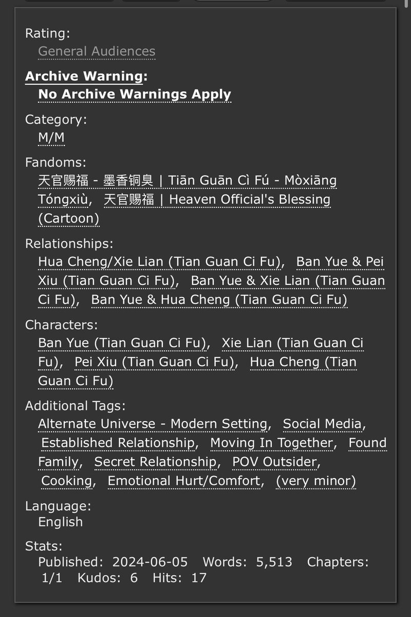 heyits_nessie's tweet photo. It’s here!
#hualian 
Modern AU, outsider POV, established relationship, moving in together, Xie Lian adopts Banyue, social media

https://t.co/n8jcTsMrmo https://t.co/Slm73VrpRL