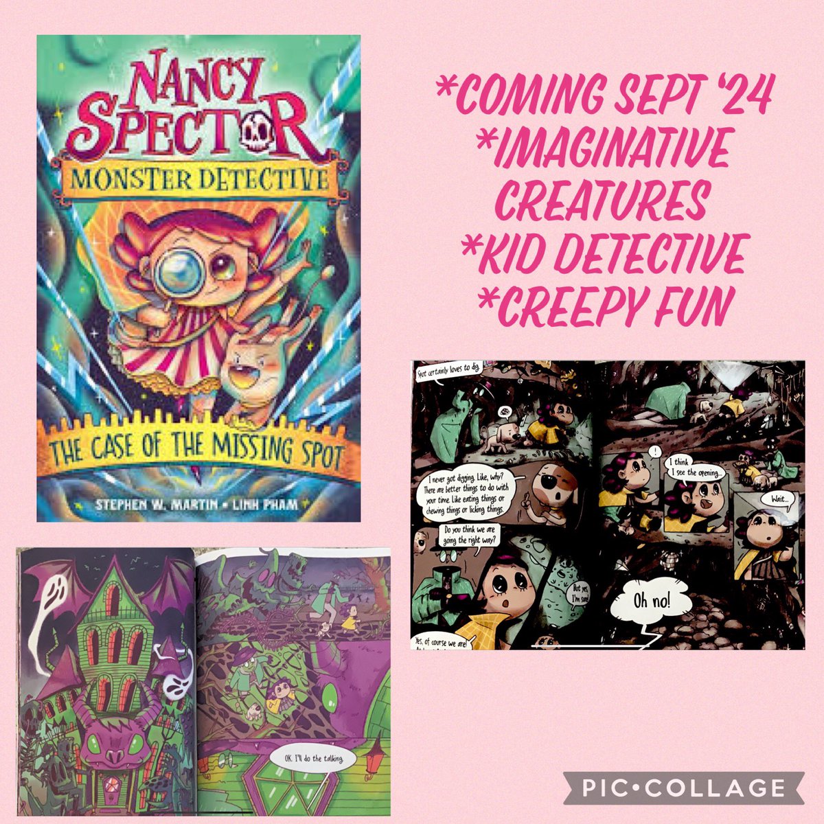 Melanie Dulaney (@dulaney_melanie) on Twitter photo More fun than ghoulish, this early graphic novel with a young, orphaned detective is sure to be a hit with the younger elementary crowd! NANCY SPECTOR, MOSTER DETECTIVE <a href="/Stephen_W_M/">Stephen W. Martin</a> <a href="/AlgonquinBooks/">Algonquin Books</a> <a href="/WorkmanPub/">Workman Publishing</a> #BookAllies More fun than ghoulish, this early graphic novel with a young, orphaned detective is sure to be a hit with the younger elementary crowd! NANCY SPECTOR, MOSTER DETECTIVE <a href="/Stephen_W_M/">Stephen W. Martin</a> <a href="/AlgonquinBooks/">Algonquin Books</a> <a href="/WorkmanPub/">Workman Publishing</a> #BookAllies