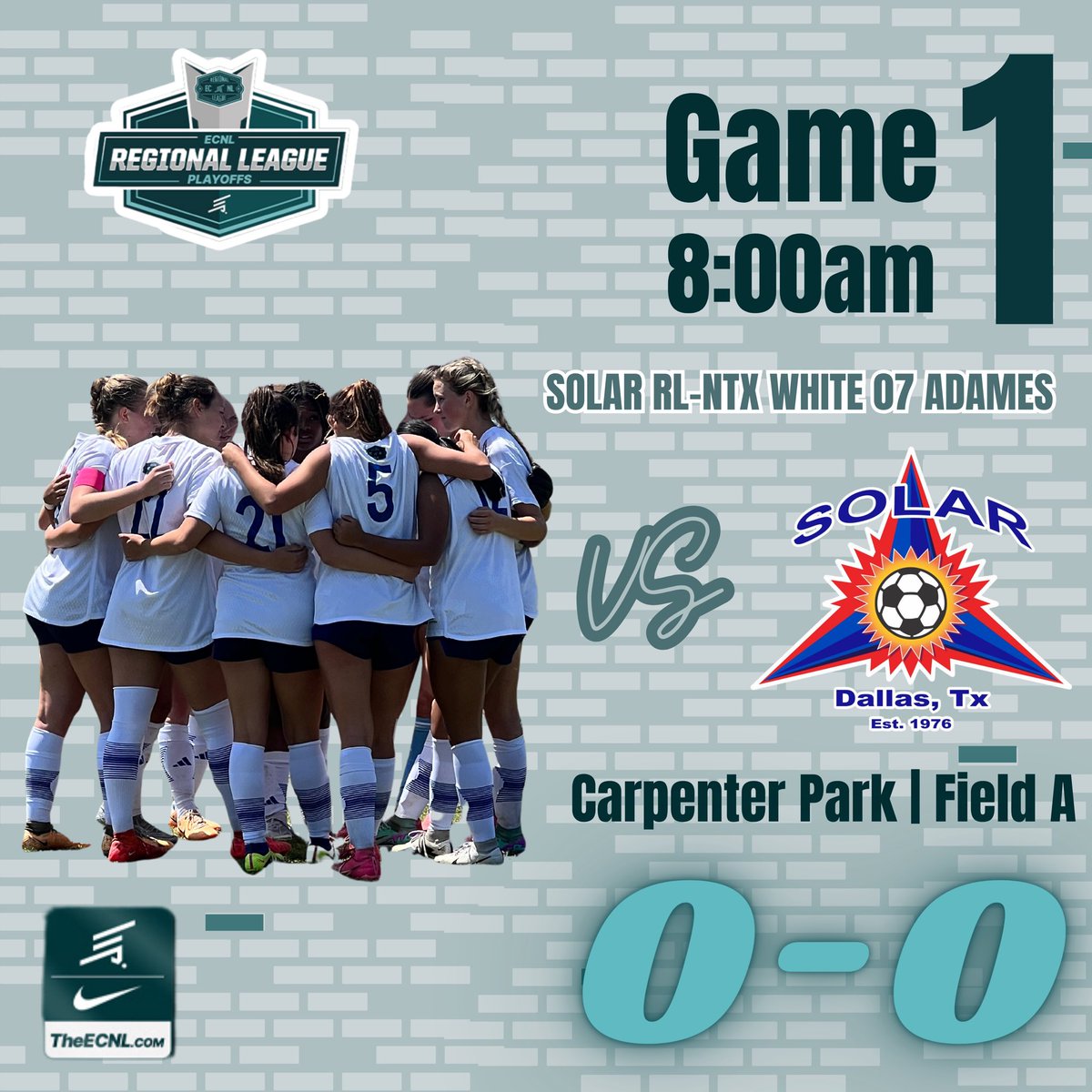 SolarSoccer07G's tweet photo. First game in the books! Way to go ladies! 

@TopDrawerSoccer @ImYouthSoccer @PrepSoccer @TheSoccerWire @SolarSoccerClub https://t.co/MqxYiAjyhZ