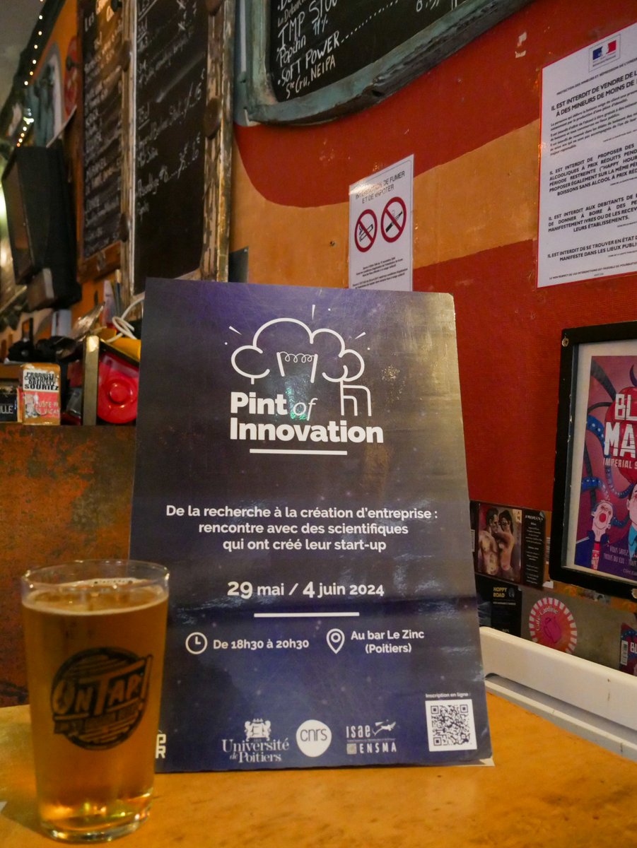 {Pint of Innovation}

Retour en images sur la 1ère soirée Pint of Innovation 2024 ⤵️

Merci au public venu nombreux pour la présentation de la start-up #Pictamap, qui utilise la cartographie pour le conseil en aménagement du territoire

<a href="/EBI_LabPoitiers/">Laboratoire EBI</a> <a href="/UnivPoitiers/">Université de Poitiers</a> <a href="/DR08_CNRS/">CNRS Centre Limousin Poitou Charente</a>