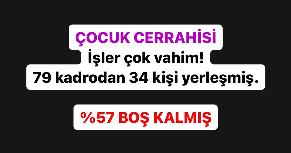 DahiliyeDoktoru's tweet photo. Çocuk Cerrrahisi neden tercih edilmiyor? 👇

“Bir çocuk cerrahisi asistanı olarak, tıp camiası içinde bizim kadar hakkı yenen başka bölüm var mı inanın bilmiyorum.

800 gramdan 180 kiloya, 26 haftadan 18 yaşa, k/e ayırmadan... Erişkinlerde göğüs cerrahisi, genel cerrahi, üroloji, kadın doğum bölümlerinin tüm alanlarına bakıp, üzerine konjenital anomalileri anatomik olarak emek emek rekonstrükte edip…

Yukarıda saydığım erişkin bölümlerin 10’da 1’i performans alamayan...
"Getirisi olan" yani estetik elekyif keyfi olan şeylerin yapılamayacağı.
Asistanlıkta gecesi gündüzü olmayacağı, blok nöbetler, günaşırıların sayısız olduğu. +