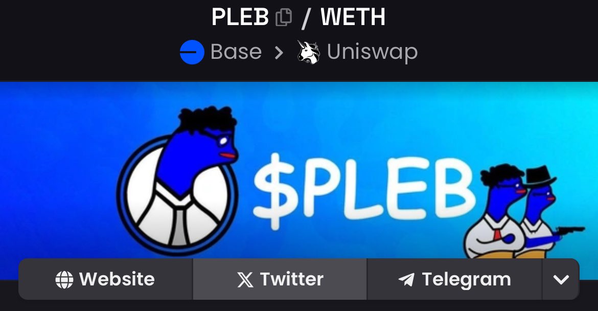 Zibbaay's tweet photo. @CoinbaseWallet Its time for all the normies to become a true $PLEB on base
https://t.co/OpOrep3RLs https://t.co/2CDOQWz0bR