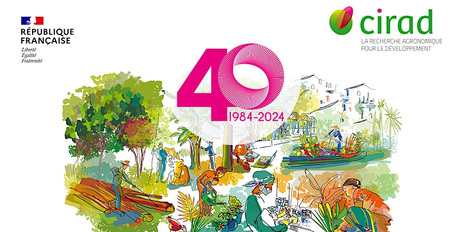 #Cirad40 | Le 5 juin 1984, le #Cirad est fondé par décret.
🎉Pour fêter ces 40 ans, de nombreux événements sont prévus tout au long de l’année.
Coup d’envoi des célébrations le 25 juin, avec notamment une exposition de photos 🖼️sur le vivant.
👉cirad.fr/espace-presse/…