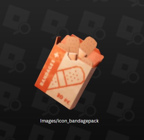 RBXGameHunters's tweet photo. Doors appears to be adding a brand new healing item. This time being a bandage pack.

Our theory is that you might be able to heal multiple times with it. https://t.co/s8OJhy4Kg7